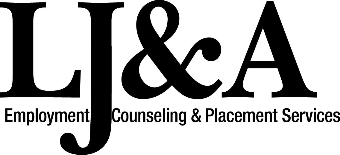 L J & Associates Black Logo