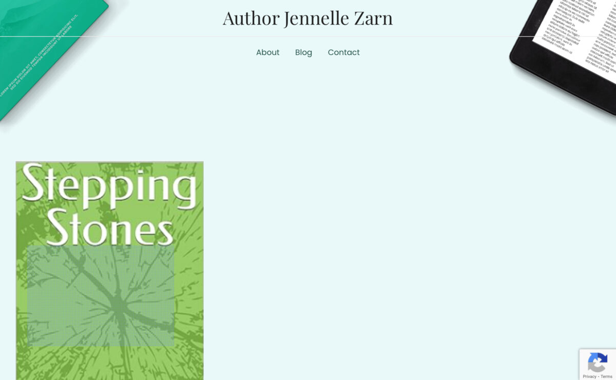 Image of jennellezarn.com homepage