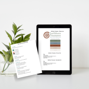 Tablet Product Mockup of Branding Guide