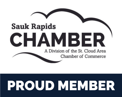Sauk Rapids Chamber of Commerce member decal